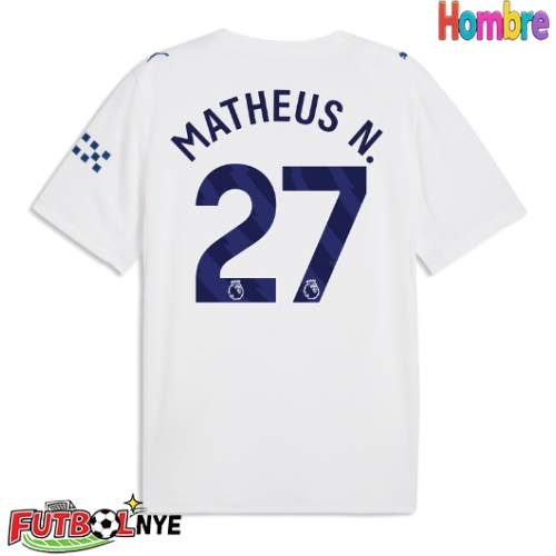 Camiseta Manchester City Matheus Nunes #27 Tercera Equipación 2026-27 manga corta